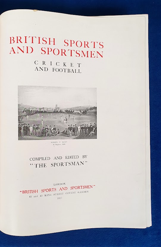 Sport, book, 'British Sports and Sportsmen, Cricke - Image 3 of 3