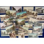 Postcards, Trams, a selection of approx. 28 London and Suburban cards of street scenes with trams,