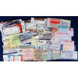 Football tickets, a collection of approx. 285 tick