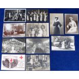 Postcards, Nursing, RP, Military Wards, Dances, Uniform, Guys etc.(gd/vg) (11)