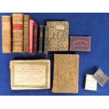 Antiquarian Books, 12 small 19thC French books to include 1820 Histoire Surprenante De Jacques Le