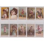 Cigarette cards, USA, Lorillard, Actresses (Coloured), ref N250 (set, 25 cards, all 'Sweet Russet'