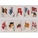 Cigarette cards, Rutter & Co, Flags & Flags with Soldiers (10/30) (gd)