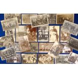 Postcards, Military, RP selection mainly1905-1920, inc. Groups, French, Army v Navy Boxing Malts