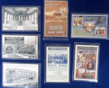 Postcards, Rail, a selection of 7 cards of the London Underground, inc. Great Northern and City Tube