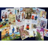 Postcards, Comic, approx. 100 cards to include Lawson Wood, McGill, Taylor etc. broad selection (gen