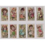 Cigarette cards, USA, Duke's, Fishers & Fish (24/50) (most with light staining to backs, fair/gd) (