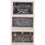 Football postcards, Millwall FC, three vintage pos