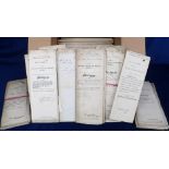 Documents, Lancashire, approx. 60 items of 1920s mortgages and related paperwork all concerning