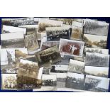 Postcards, Military, a collection of approx. 62 mainly RPs of military camps, barracks,
