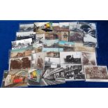 Postcards/Photographs, a mixed age underground selection of 31 cards and photographs, inc. rolling