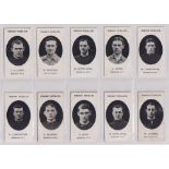 Cigarette cards, Taddy, Prominent Footballers (No Footnote), Norwich City (set, 15 cards) (mostly
