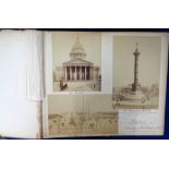 Ephemera, a quality 1892-1896 photographic album containing approx. 200 6 x 4 and smaller photos,