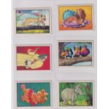 Trade cards, Anglo Confectionery, Walt Disney Characters, 'L' size (set, 78 cards) (gd)