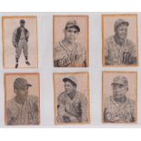 Trade cards, Cuba, Los Reyes Del Deporte, 53 different cards, Baseball Players, numbered, all