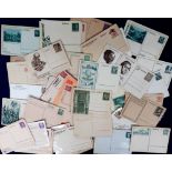 Postcards, a similar selection of approx. 100 continental size German postal stationery cards,