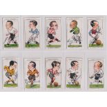 Football autographs, a collection of 64 signed cig