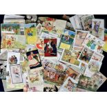 Postcards, Nursery Rhymes, approx. 400 cards to include Mabel Lucie Atwell, Ethel Parkinson, Flora