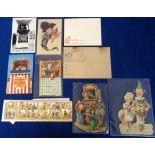 Ephemera, Punch and Judy, 9 items to comprise 4 la