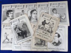 Boxing magazines, 'Famous Fights in the Prize Ring