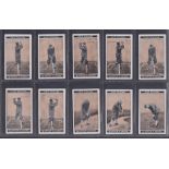Cigarette cards, Morris, Golf Strokes Series (set, 25 cards) (vg)