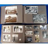 Photographs, 3 albums containing several hundred images (2 corner mounted and 1 laid down) from