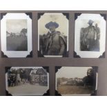 Ephemera, Scouting, 70+ photographs corner mounted in a vintage album showing the 1929 3rd World