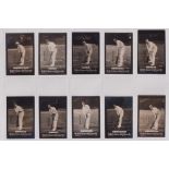 Cigarette cards, Ogden's, Guinea Golds, New Series 1, Cricketers, nos B1-B37 (complete) (gd)
