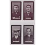 Cigarette cards, P.J. Carroll & Co, Louth All-Ireland Champions, four cards, nos 4, 7, 18 & 19 (gd/