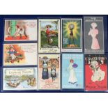 Postcards, Advertising, a selection of 9 mainly poster advertising cards, inc. Cobra Polish 'Don't