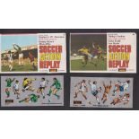 Trade issues, Football, Letraset Soccer Action Replay, 4 folder style issues each complete with