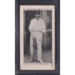 Cigarette card, Gabriel's, Cricketers Series, type card, no 17, Mr D.L.A. Jephson, Surrey (gd) (1)