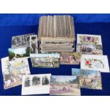 Postcards, a mixed collection of approx. 500 UK topographical, subjects and foreign cards. With many
