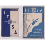 Football handbooks, Ipswich Town, 2 handbooks 1938