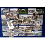 Postcards, Rural, a rural pursuit mix of approx. 34 cards, with bee keeping, tea rooms at Kensington