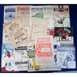 Football programmes, Chelsea aways, 1948/9, 19 pro