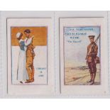 Trade cards, Wakeford's, Army Pictures, Cartoons etc, two cards, 'Comrades in Arms' & 'Our