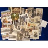 Postcards, Social History, a collection of approx. 58 cards, inc. RP of General Booth, Popes (RPs
