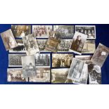 Postcards, Social History, an RP collection of 24 Social History and UK topographical cards, showing