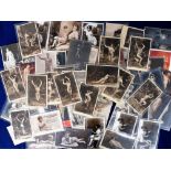 Postcards and Postcard Sized Prints, Nudes, 60+ cards showing the naked form, RPs, printed and