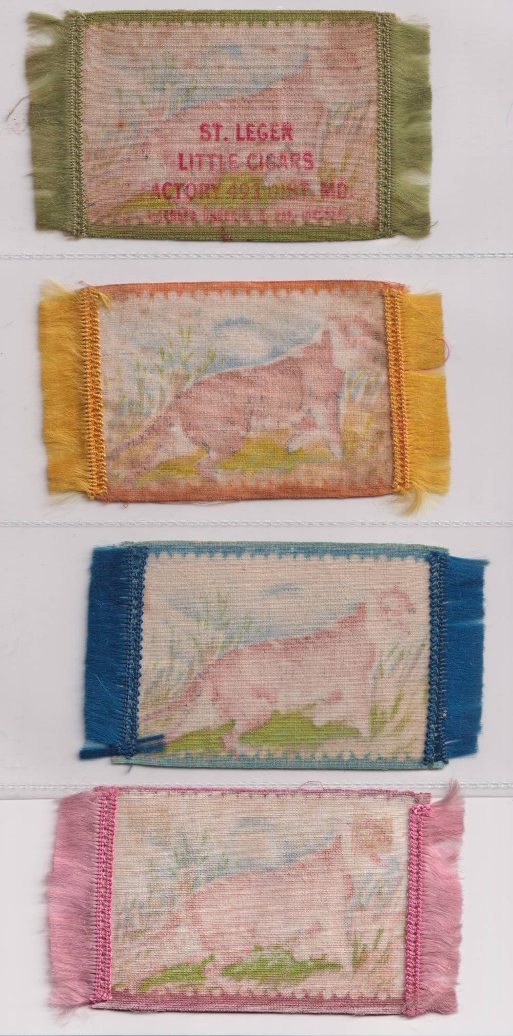 Tobacco blankets, USA, ATC, Wild Animals, 3 different plus 13 colour variation, approx. 65mm x - Image 10 of 10