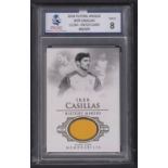 Trade card, Futera Unique History Makers Collection, 2018, Iker Casillas, a limited edition football