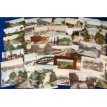 Postcards, a UK selection of approx. 56 printed cards of canals, river navigation and other