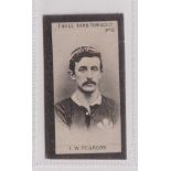 Cigarette card, J & F Bell, Footballers, type card, no 10, T.W. Pearson (gd) (1)