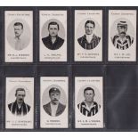 Cigarette cards, Taddy, County Cricketers, Somersetshire, 7 cards, Mr B.L. Bisgood, L.C. Braund,