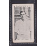 Cigarette card, Gabriel's, Cricketers Series, type card, no 3, Mr C.B. Fry, Sussex (gd) (1)