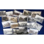 Postcards, Berkshire, a selection of 20 cards of Padworth village, and surrounding area, with RPs of