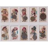 Cigarette cards, USA, Duke's, Coins of All Nations (22/50) (most with minor faults, fair/gd) (22)