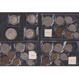 Coins, GB, small selection, mostly silver inc. 193