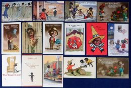 Postcards, Comic, a selection of 15 cards depicting black humour, inc. artists Sandford, Lewin,